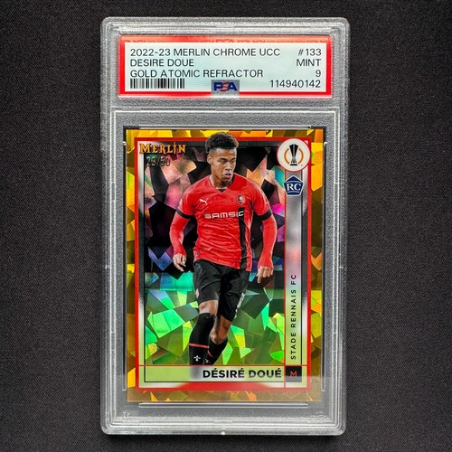 Desire Doue 2022 Topps Merlin Chrome Gold Atomic /50
