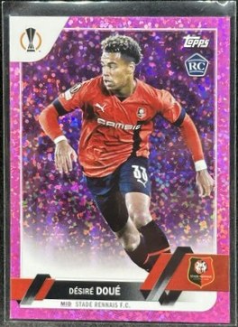 Desire Doue 2022 Topps Merlin Chrome Pink Sparkle