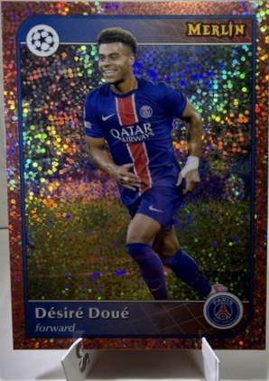 Desire Doue 2024 Topps Merlin Chrome Rose Gold Refractor /250