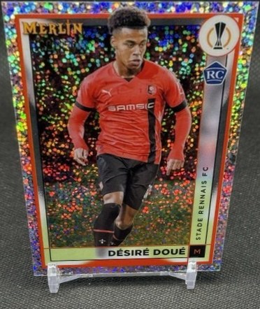 Desire Doue 2022 Topps Merlin Chrome Speckle /150