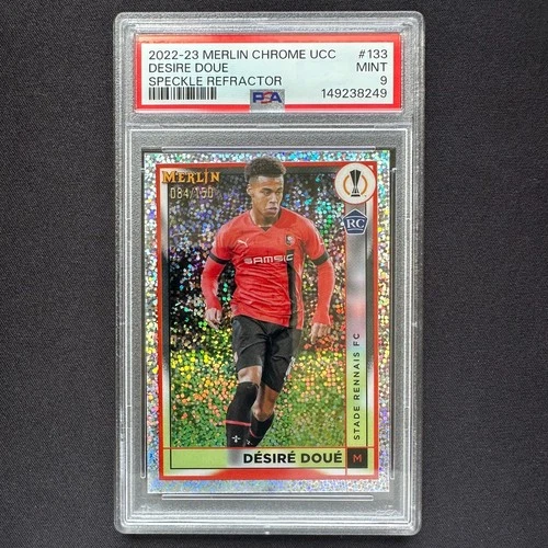 Desire Doue 2023 Topps Merlin Chrome Speckle Refractor /150