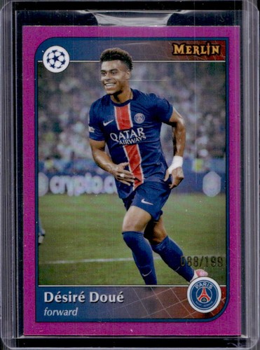 Desire Doue 2024 Topps Merlin Cromo Rosa Rifrattore /199