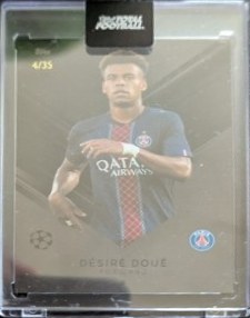 Desire Doue 2025 Topps Total Black /35
