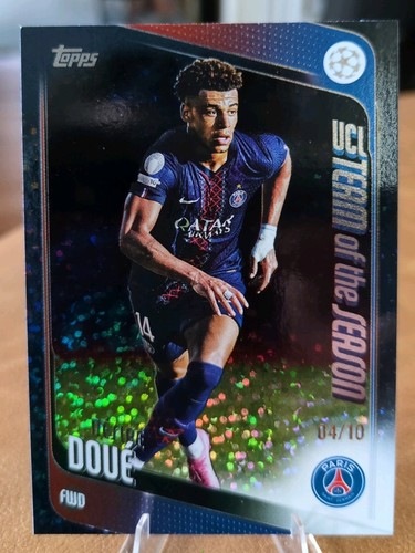 Desire Doue 2025 Topps UCC Black Inferno /10