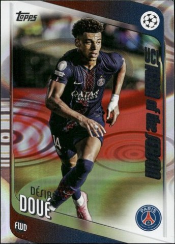 Desire Doue 2025 Topps UCC Flagship Parallel /250