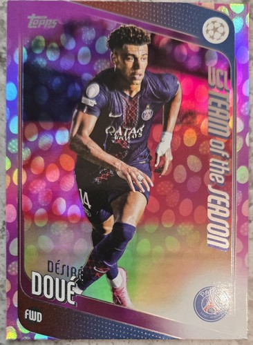 Desire Doue 2025 Topps UCC Pink Easter Egg