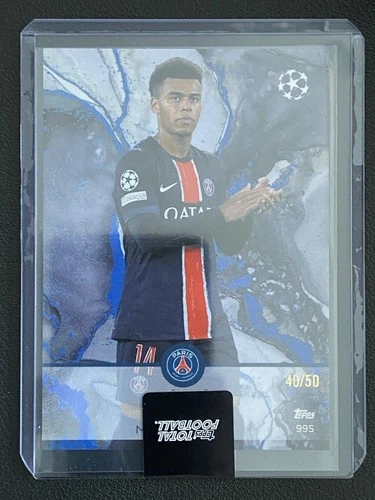 Desire Doue 2025 Topps UEFA Champions League Blue /50