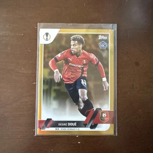Desire Doue 2022 Topps UEFA Club Competitions Gold Foil /50