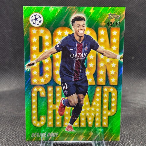 Desire Doue 2025 Topps UEFA Club Competitions Green /99