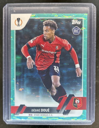 Desire Doue 2022 Topps UEFA Icy Aqua Foil /399