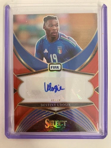 Destiny Udogie 2025 Panini FIFA Select Prizm