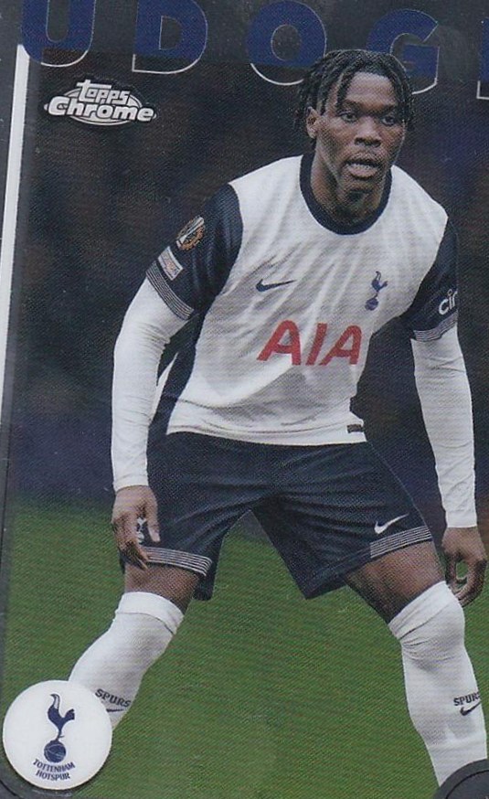Destiny Udogie 2024 Topps Chrome UEFA Club Competitions