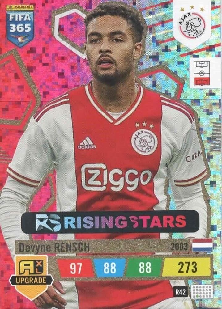 Devyne Rensch 2023 Panini Adrenalyn XL FIFA 365 Upgrade