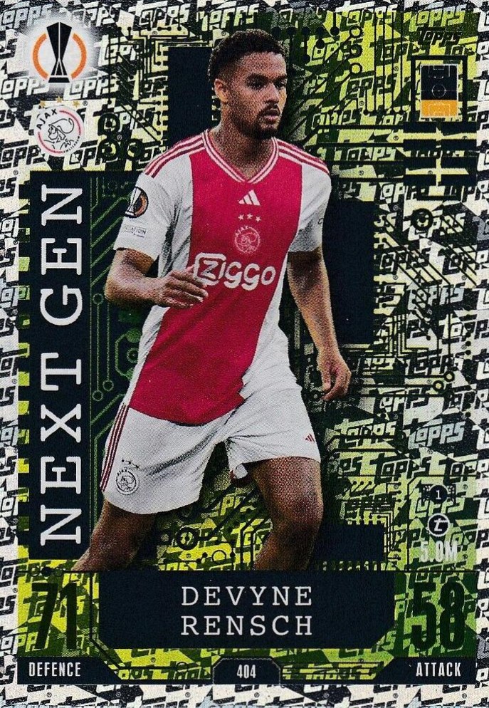 Devyne Rensch 2023 Topps Match Attax UEFA Club Competitions