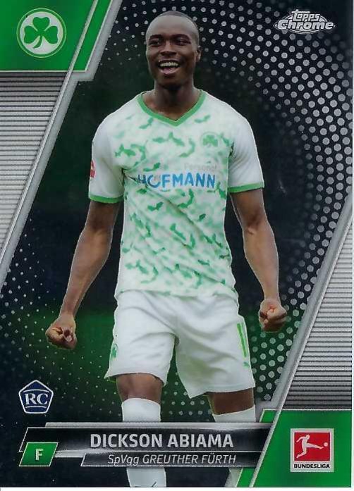 Dickson Abiama 2021 Topps Chrome Bundesliga 45