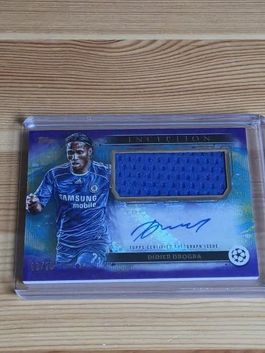 Didier Drogba 2024 Topps Inception UCC Purple Foil /25
