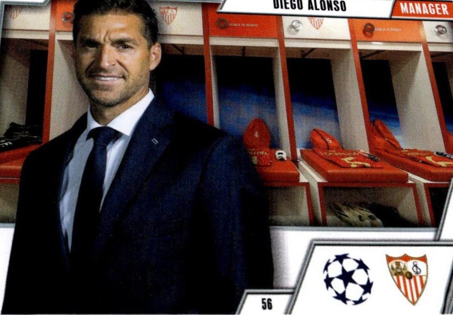 Diego Alonso 2023 Topps Match Attax UEFA Club Competitions Extra