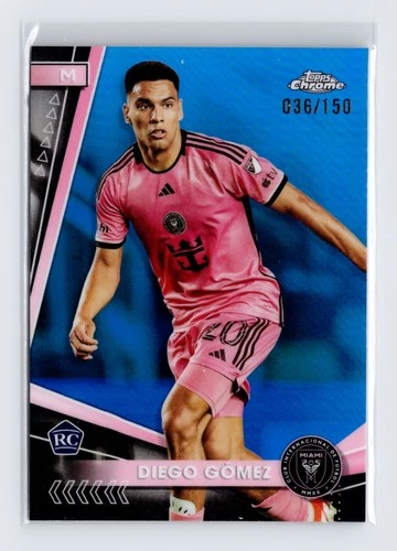 Diego Gómez 2024 Topps Cromo MLS Blue Refractor /150
