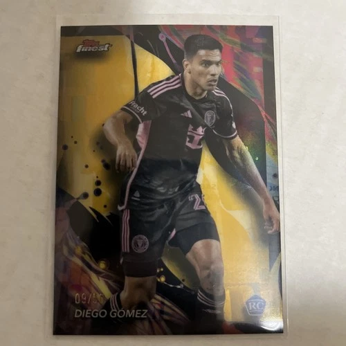 Diego Gomez 2024 Topps Finest MLS Gold Refractor 116/50