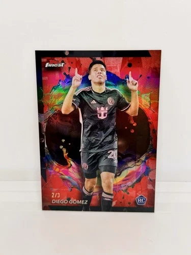 Diego Gomez 2024 Topps Finest Red Refractor /3