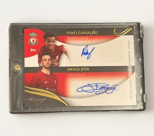 Diego Jota and Fabio Carvalho 2022 Topps Lineage