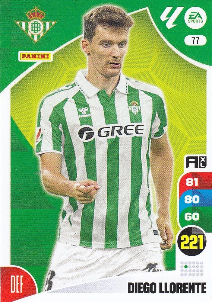 Diego Llorente 2024 Panini Adrenalyn XL La Liga