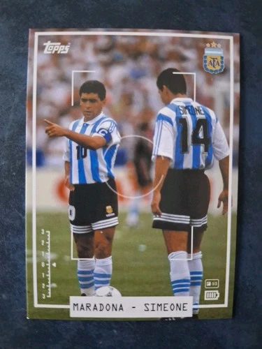 Diego Maradona / Diego Simeone 2025 Topps Focus #35