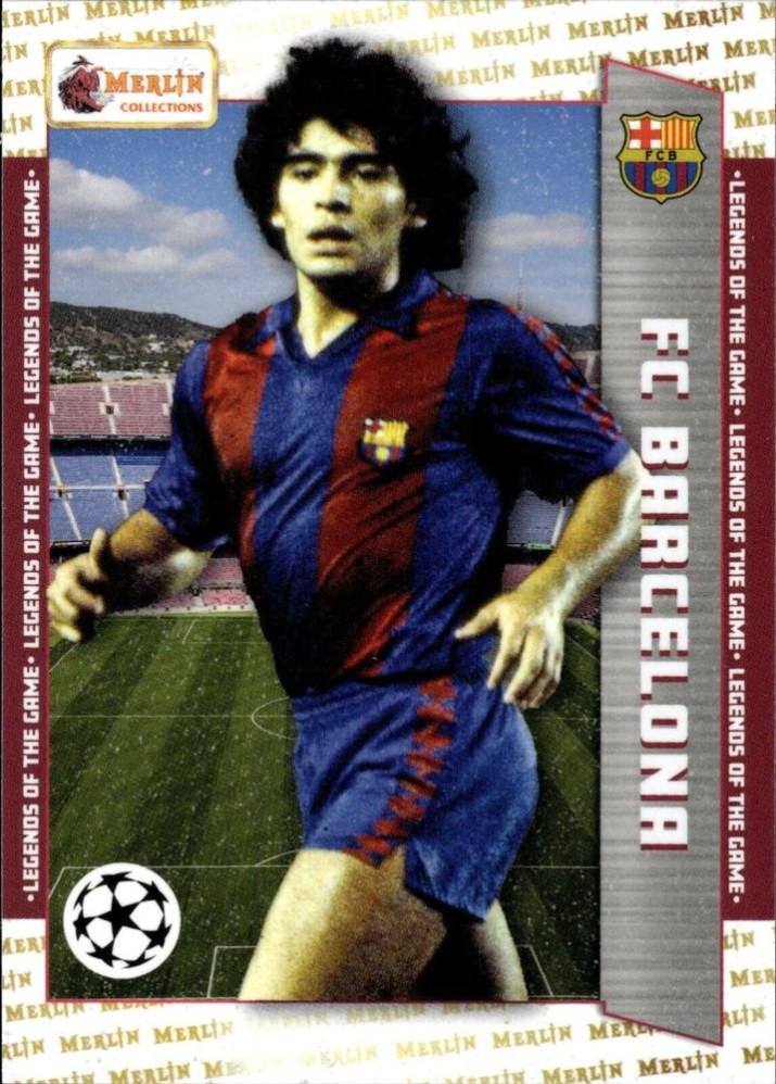 Diego Maradona 2023 Topps Merlin Heritage UEFA Club Competitions