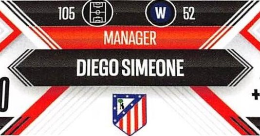 Diego Simeone 2024 Topps Match Attax UEFA Club Competitions Extra