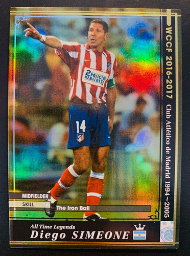 Diego Simeone 2016 Panini WCCF Refractor