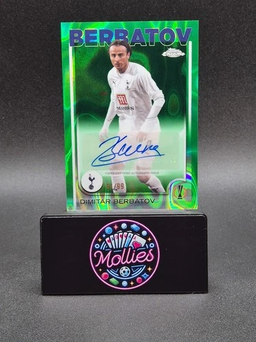 Dimitar Berbatov 2024 Topps Chrome Green Wave /99