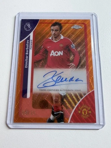 Dimitar Berbatov 2026 Topps Chrome Orange /25