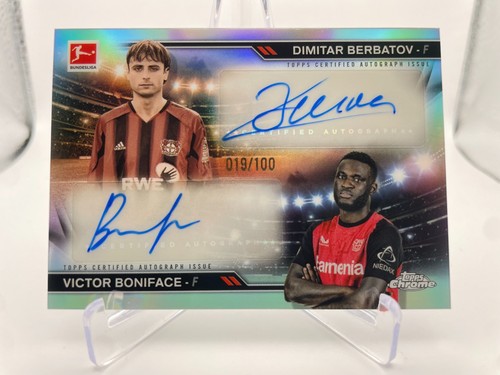 Dimitar Berbatov / Victor Boniface 2025 Topps Chrome /100