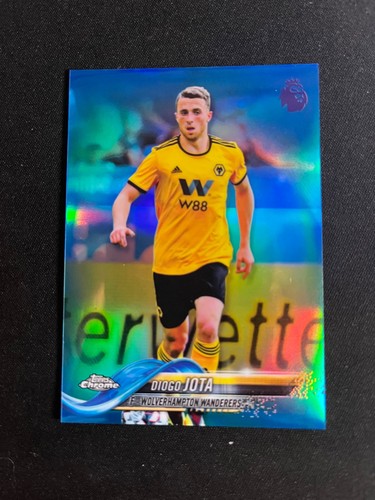 Diogo Jota 2018 Topps Chrome Blue Refractor /150