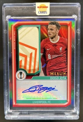 Diogo Jota 2023 Topps Chrome Merlin UEFA
