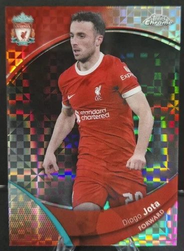 Diogo Jota 2023 Topps Chrome Refractor