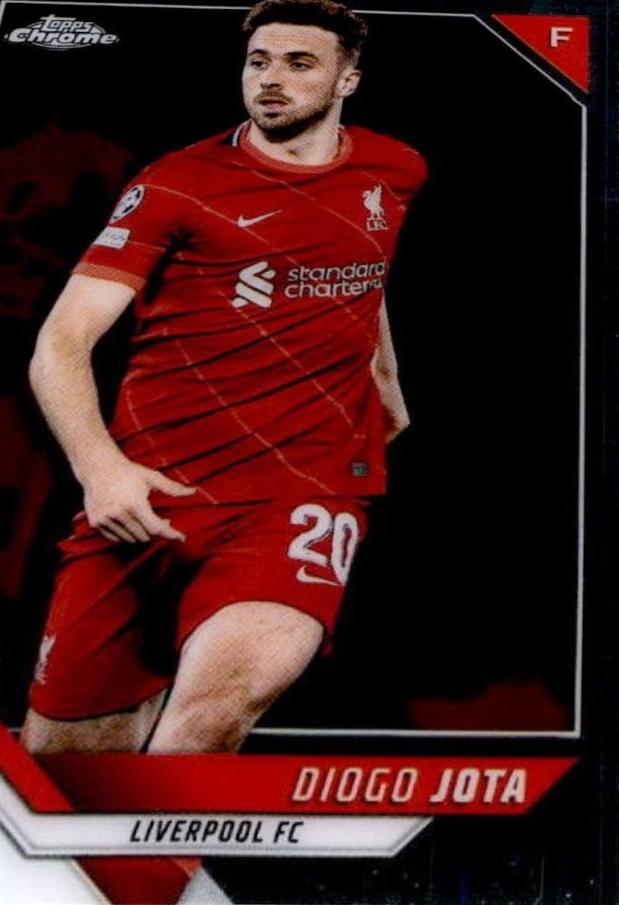 Diogo Jota 2021 Topps Chrome UCC 180