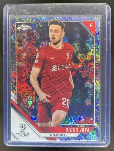 Diogo Jota 2021 Topps Chrome UEFA Silver Mini Diamond Refractor /275