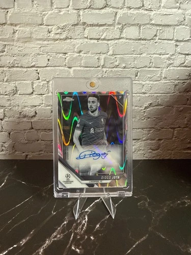 Diogo Jota 2021 Topps Cromo RayWave