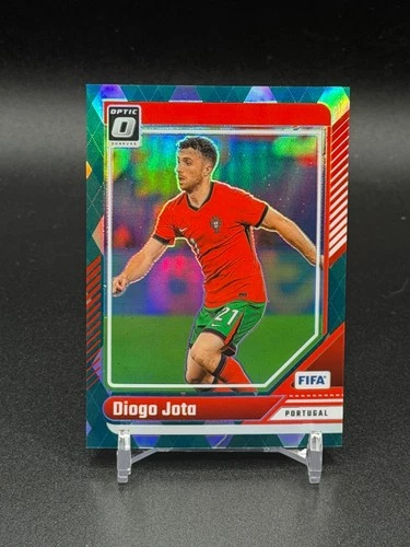 Diogo Jota 2024 Panini Donruss FIFA Optic Argyle Prizm