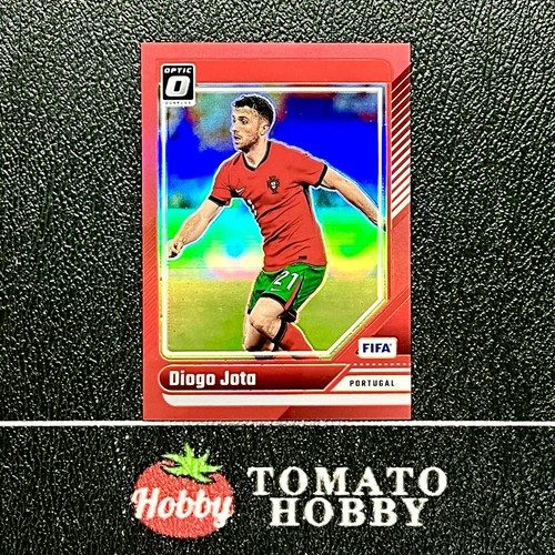 Diogo Jota 2024 Panini Donruss FIFA Optica Prizm Red Refractor /299