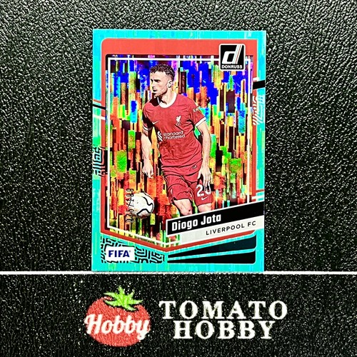 Diogo Jota 2023 Panini Donruss FIFA Refractor Aqua Verde Azulado /199