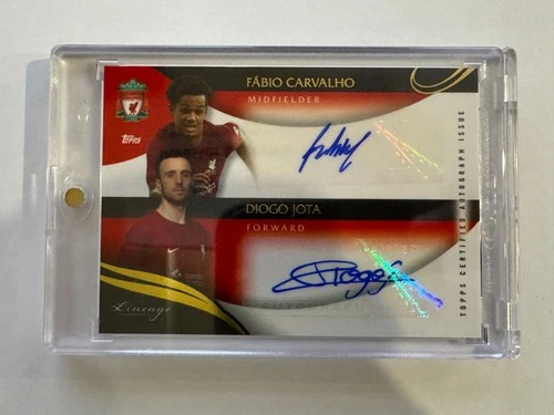 Diogo Jota / Fabio Carvalho 2023 Topps Liverpool FC Lineage