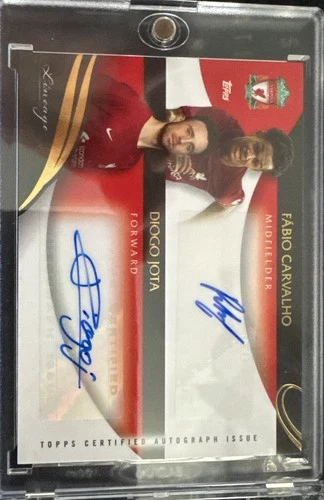 Diogo Jota / Fabio Carvalho 2023 Topps Liverpool Lineage
