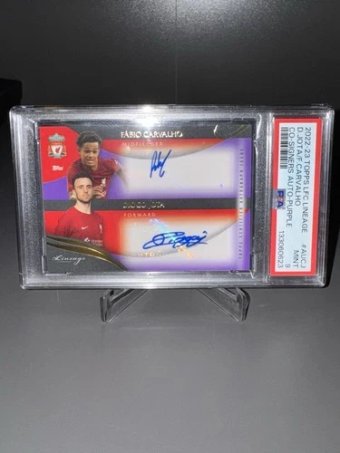 Diogo Jota, Fabio Carvalho 2022 Topps Liverpool Lineage /15
