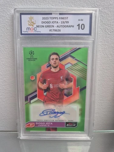Diogo Jota 2025 Topps Finest Green /99