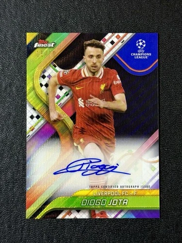 Diogo Jota 2024 Topps Finest Black Wave /10