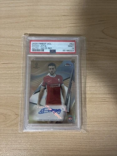 Diogo Jota 2020 Topps Finest Gold Refractor /50