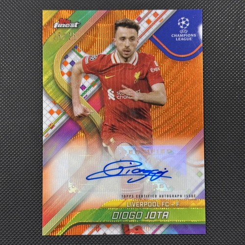 Diogo Jota 2024 Topps Finest Naranja /25