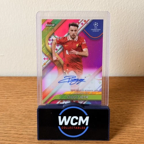 Diogo Jota 2024 Topps Finest Pink /75